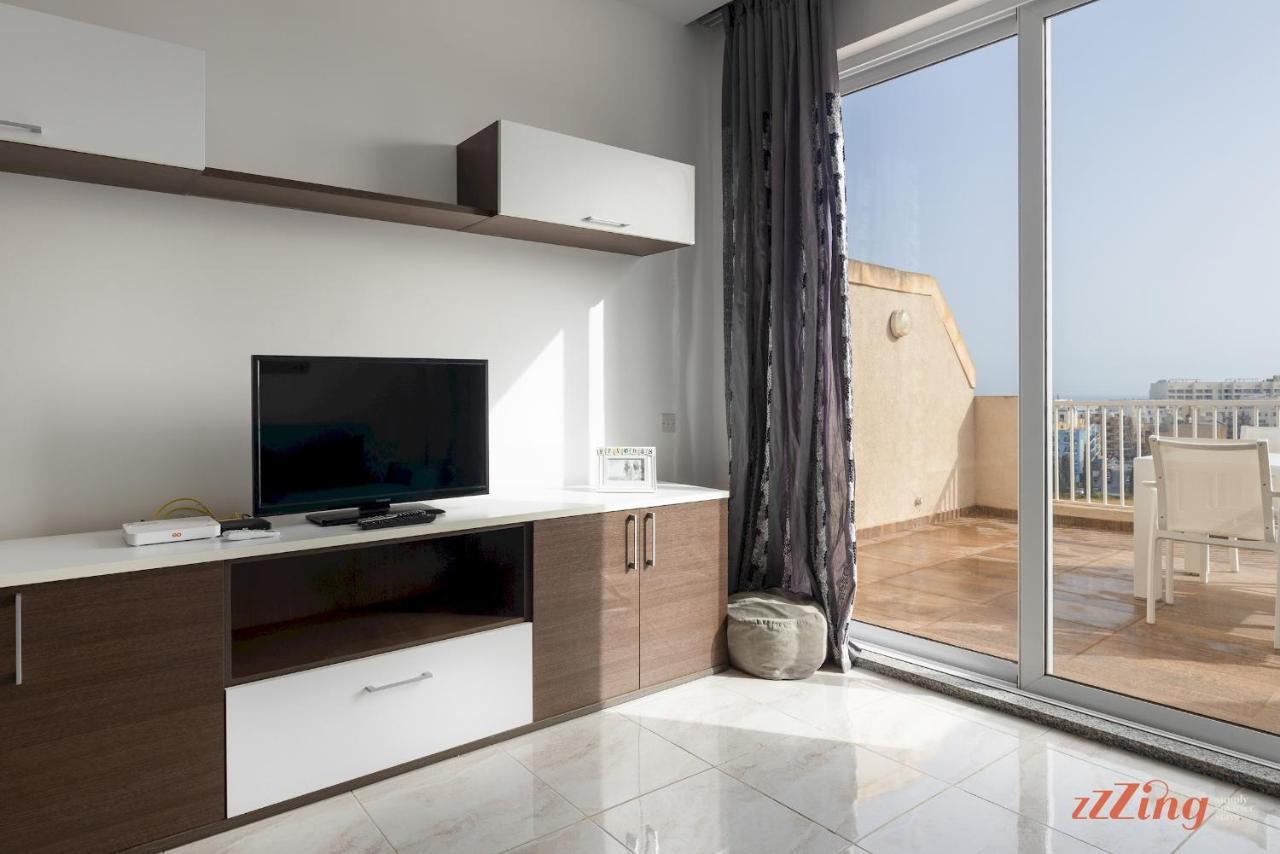 Sunny Penthouse Wterrace And Open Views Apartamento St. Paul's Bay Exterior foto